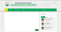 Desktop Screenshot of colaeropuerto.edu.co
