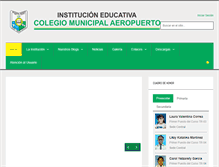 Tablet Screenshot of colaeropuerto.edu.co